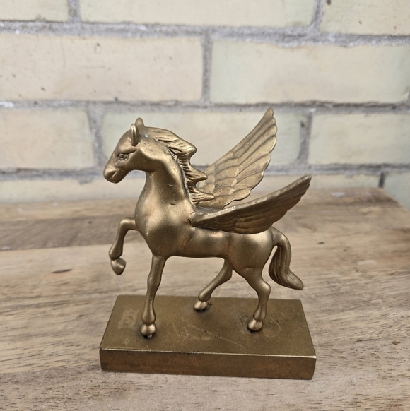 Vintage Other - Vintage Brass Pegasus